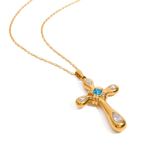 Zircon Titanium Necklace Light Luxury High-grade Jewelry