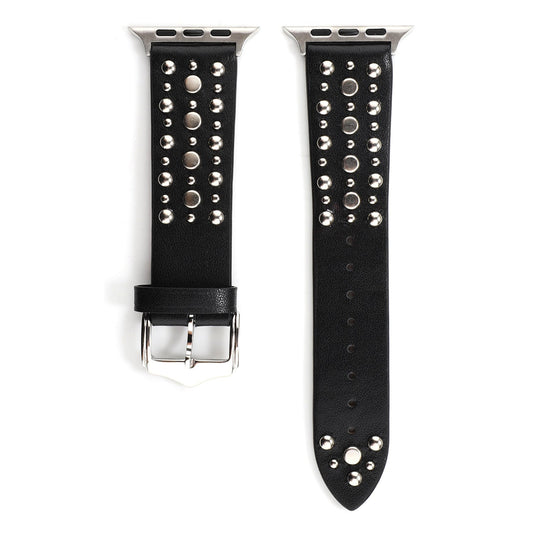 Apple, Strap Silver Nails, Gold Nails, Rose Gold Nails Iwatch54321 Rivet Leather Strap