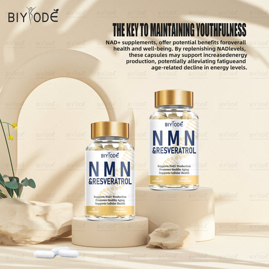 NAD+ Supplements Health Vitamins Supplement, Promotes DNA Repair, NMN