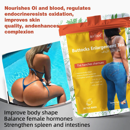 Herbal Supplement Buttocks Enlargement Tea Bag Hip Up Body Shaping Tea