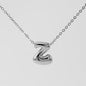 Women's Glossy Bubble Letter Necklace Gold Plated