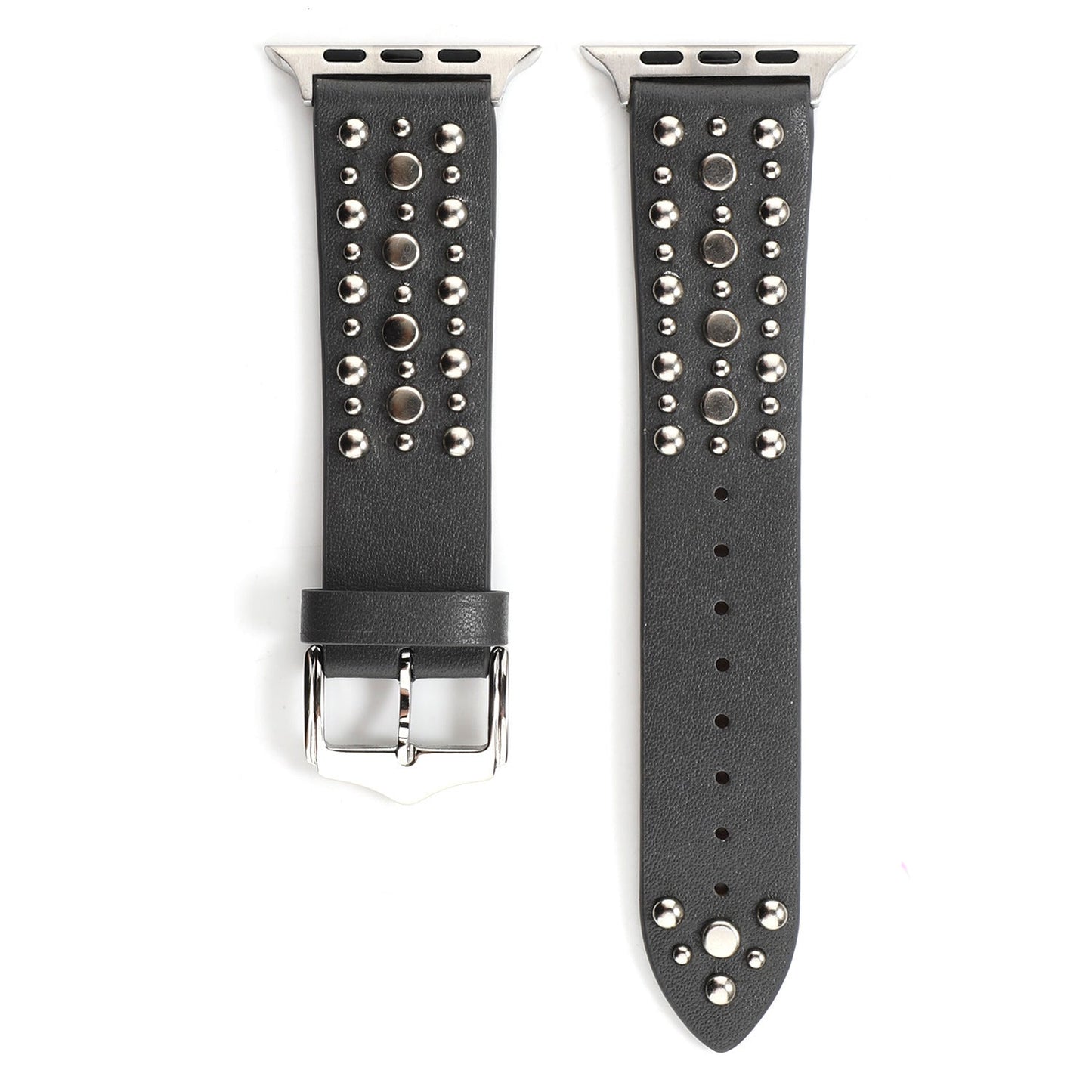 Apple, Strap Silver Nails, Gold Nails, Rose Gold Nails Iwatch54321 Rivet Leather Strap