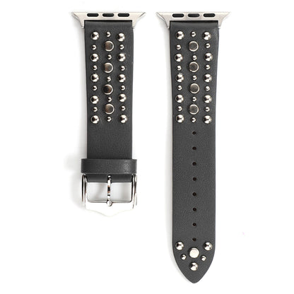 Apple, Strap Silver Nails, Gold Nails, Rose Gold Nails Iwatch54321 Rivet Leather Strap