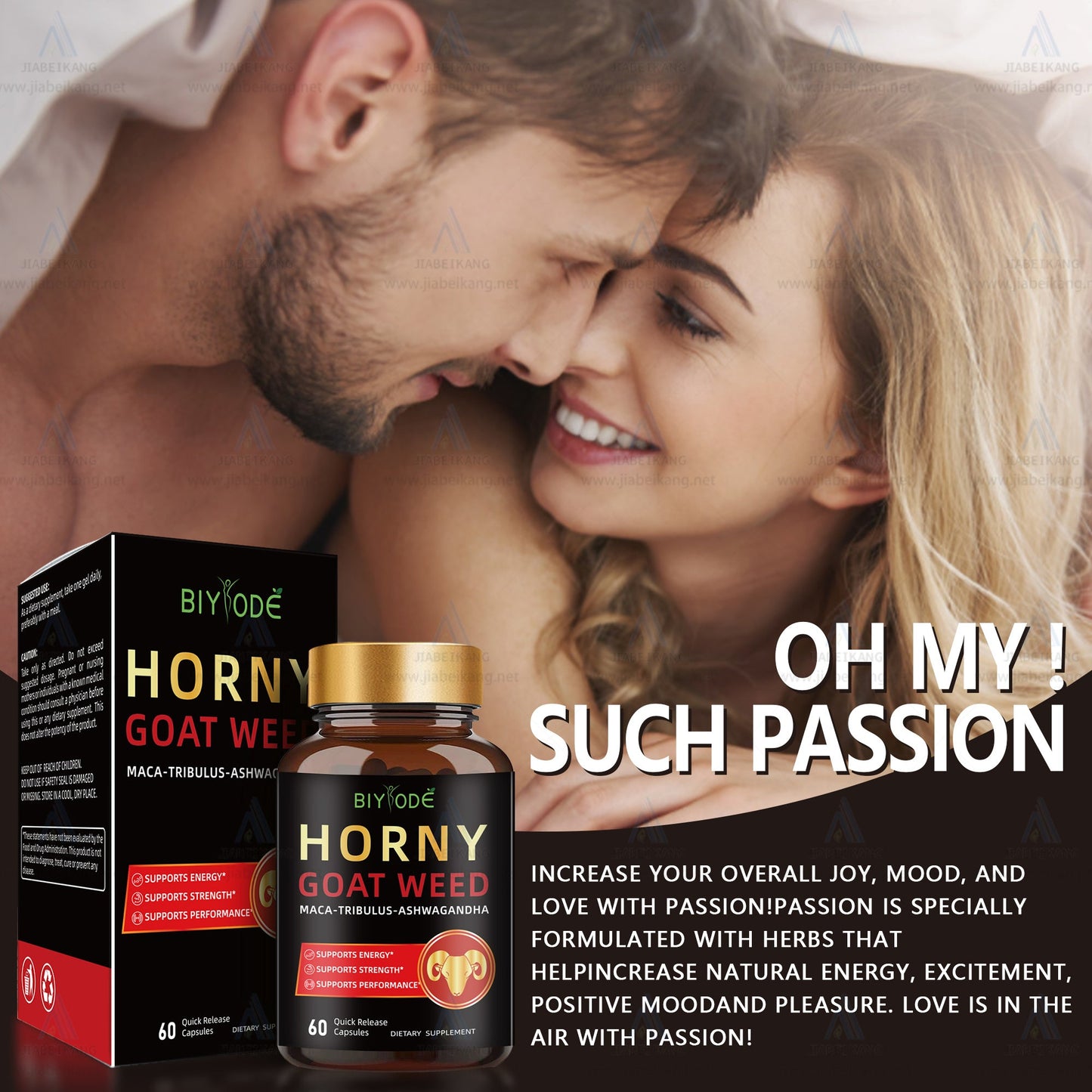 Herbal Horny Goat Weed Body Power Capsules For Posh Girls