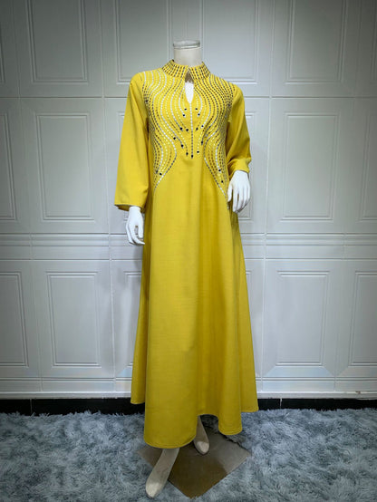 Women's Temperament Fashion Embroidery Evening Dress