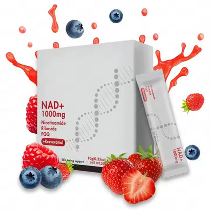 NAD Liquid Supplement Nicotinamide Riboside Supplement With Collagen Immune System Support 30 Sticks