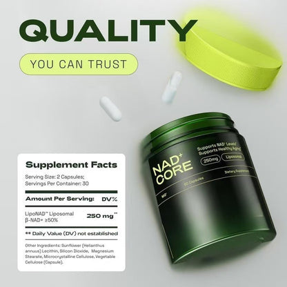 Cata-Kor Nicotinamide Capsules NAD Supplement for Reverse Aging