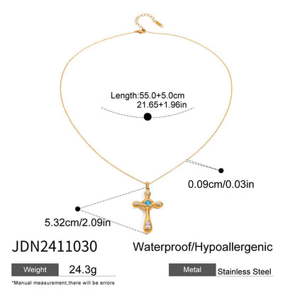 Zircon Titanium Necklace Light Luxury High-grade Jewelry