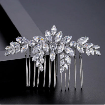 S925 Sterling Silver Moissanite Bridal Fashion Luxury Hair Accessories