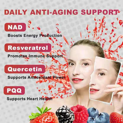 NAD Liquid Supplement Nicotinamide Riboside Supplement With Collagen Immune System Support 30 Sticks