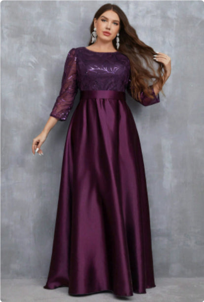 New Plus Size Temperament Party Dress