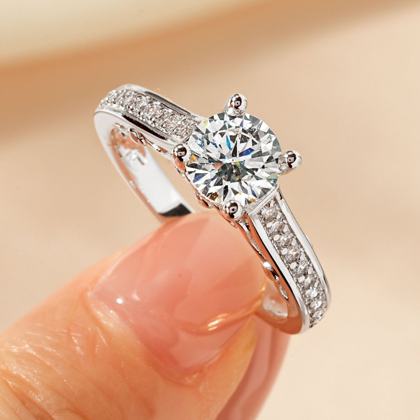 Women's Cross Light Luxury High-grade Sense Zircon Ring