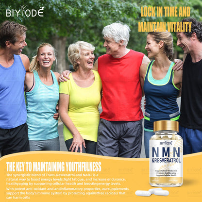 NAD+ Supplements Health Vitamins Supplement, Promotes DNA Repair, NMN