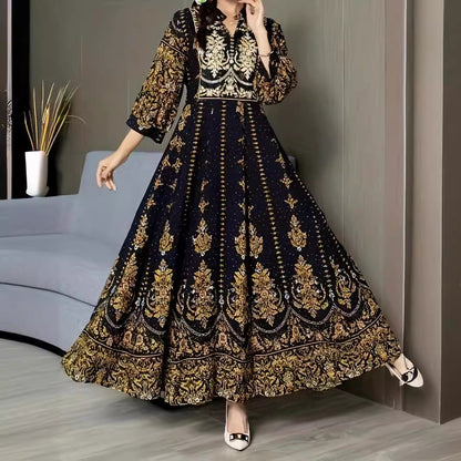 Women's Special-interest Design Bohemian Embroidery Ethnic Style Dress
