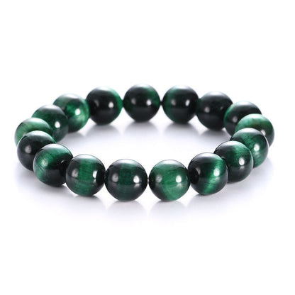 Fashion Natural Green Tiger Eye' Stone Bracelet