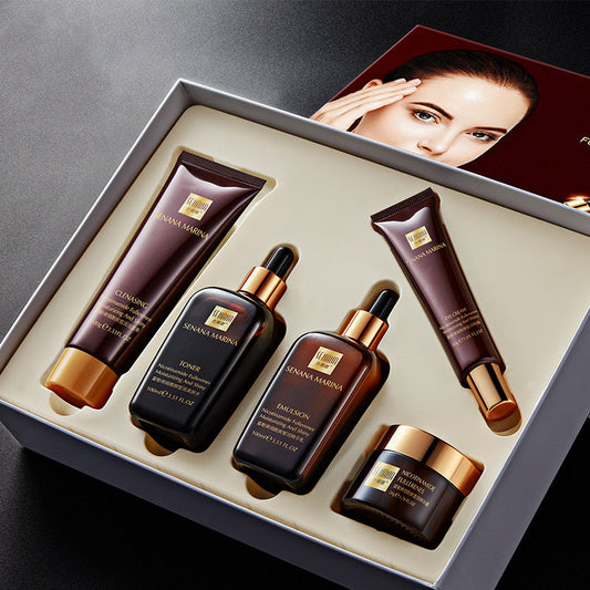 Senana Marina Fullerene Nicotinamide Kit Moisturizing Facial Five-piece Set