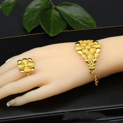 Nigeria Dubai 1k Gold Jewelry Suit