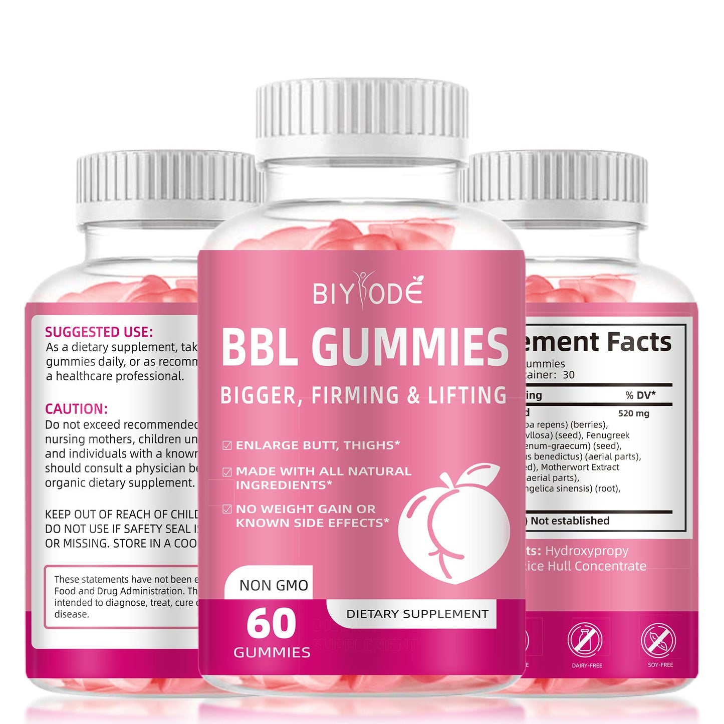 Hip Enlargement Big Butt For Women Body Lifting Enhancement  BBL Gummies