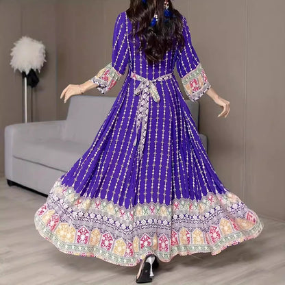 Women's Special-interest Design Bohemian Embroidery Ethnic Style Dress